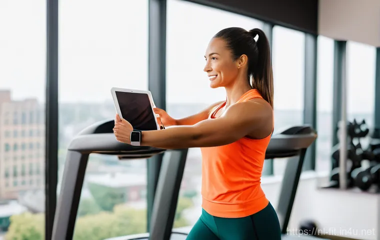 헬스트레이너 전문성 향상 과정 - **Prompt:** A diverse, professional female personal trainer, aged late 30s, with a warm and encourag...