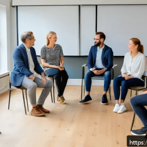 헬스트레이너 워크숍 준비 - A modern Dutch workshop setting with a diverse group of adult participants actively engaged in a com...